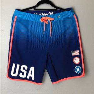 Men’s USA Hurley board shorts SIZE 30